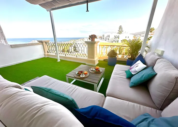 - Amazing Ocean And Teide View - Fast Wifi, Air Con Lejlighed Costa Adeje (Tenerife)